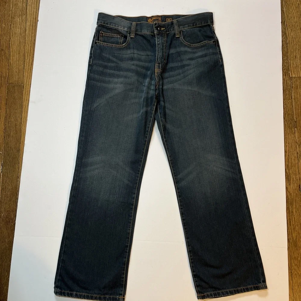 AMERICAN RAG Smith Fit‎ Straight Leg Blue Denim Jeans Men's Size 32 x 30